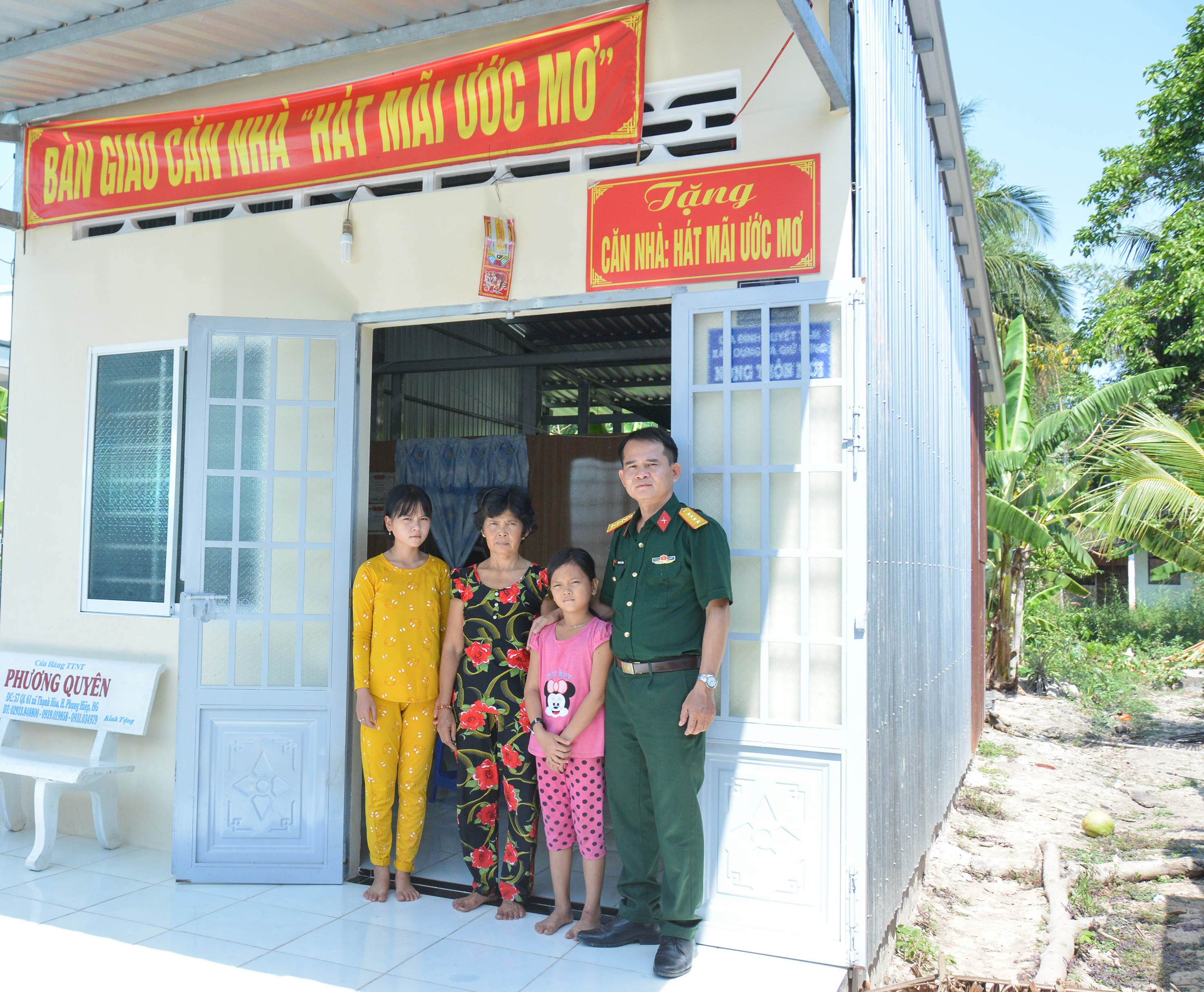 Việc làm ý nghĩa của Đại úy Huỳnh Vũ Lăng